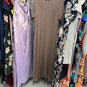 Annabelle Taupe Maxi Dress